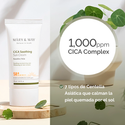 VEGAN CICA SOOTHING SUN CREAM SPF50+ PA++++